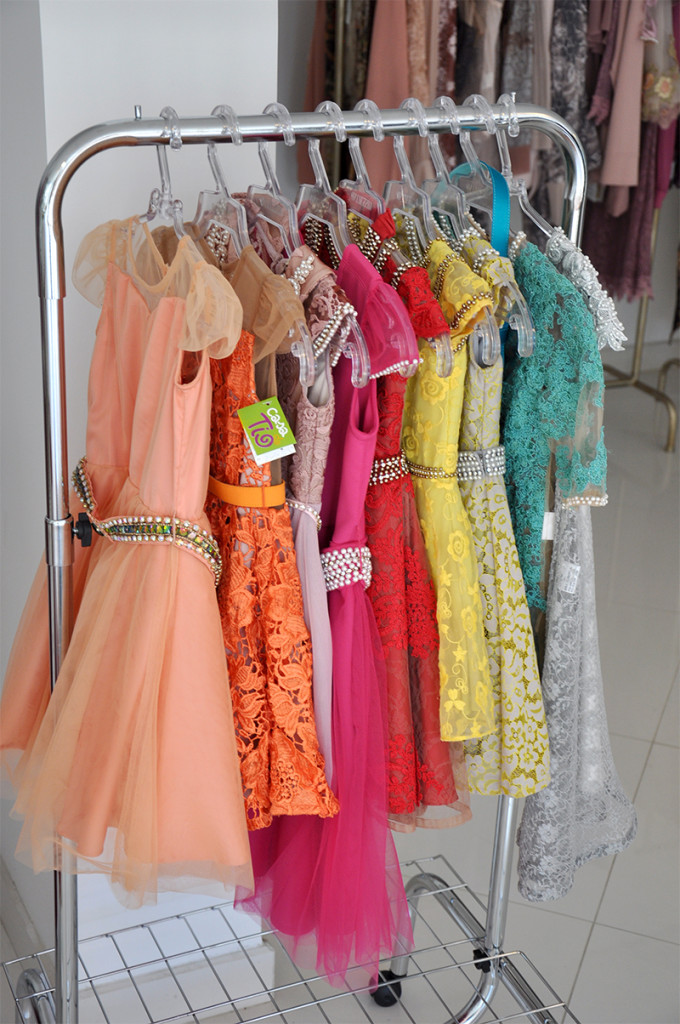 Alguns vestidos da Casa do Tio (Crédito: Thiago Lagos)