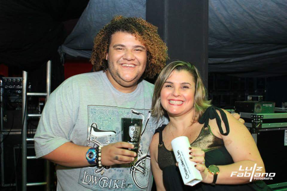 Gominho e Luciana Lins (Crédito: Luiz Fabiano)