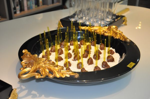 Brigadeiros de colher do buffet de Renato Machado (Crédito: Cristiano Britto)