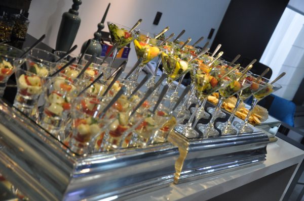 Detalhe das delícias do buffet (Crédito: Cristiano Britto)