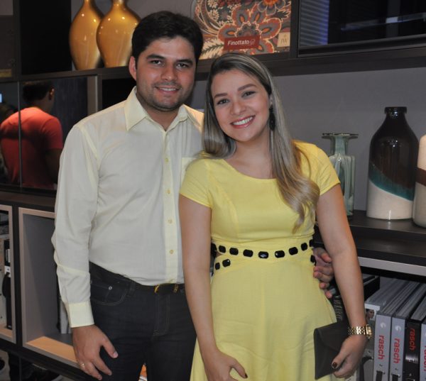 Felipe Alves e Aline Torres (Crédito: Cristiano Britto)