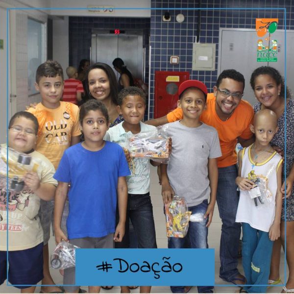 As crianças atendidas no Núcleo receberão as doações na páscoa (Crédito: Divulgação)