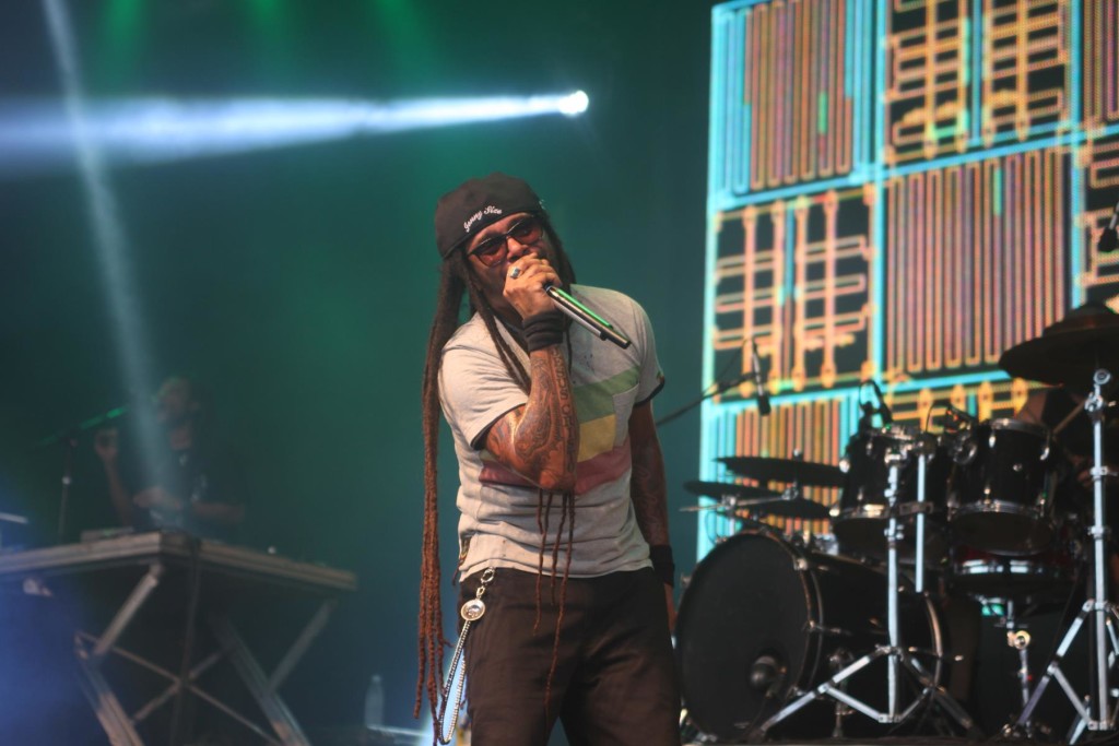 O Rappa de Falcão cantou e encantou com os maiores sucessos (Crédito: Vinicius Ramos)
