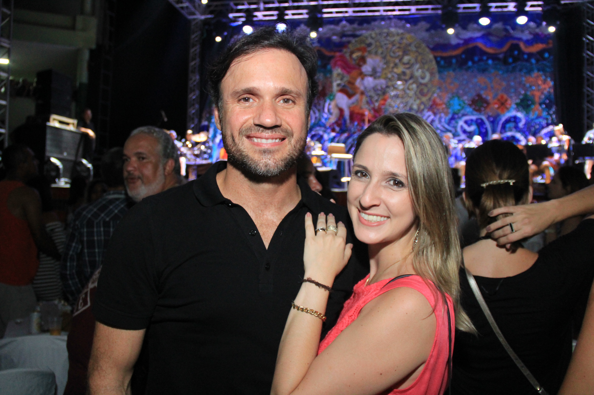 Waldemar Valente e Dayanna Ximenes (Crédito: Luiz Fabiano)
