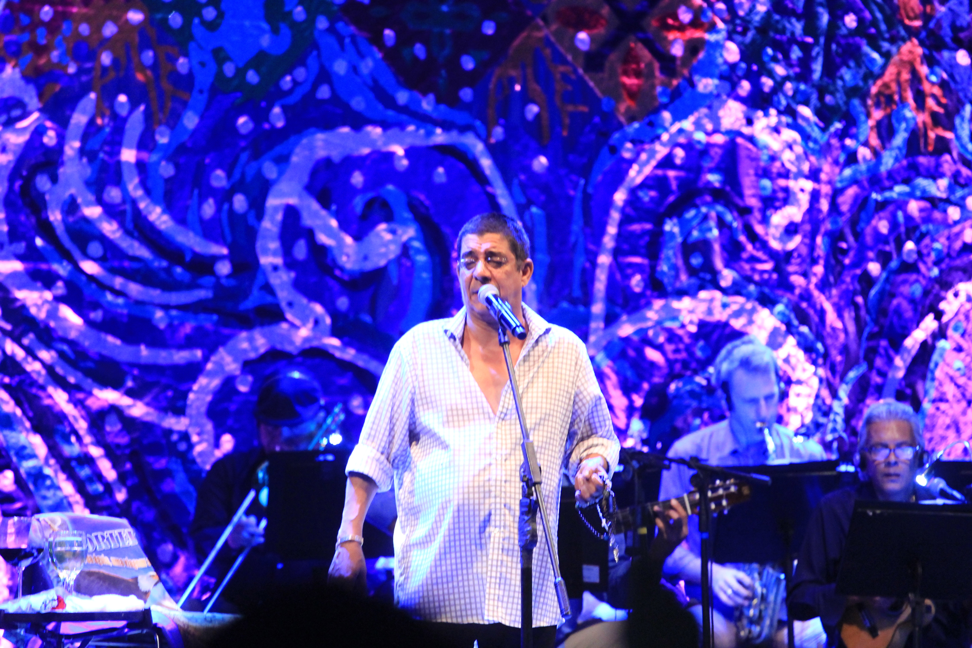 O cantor realizou um grande show para os pernambucanos (Crédito: Luiz Fabiano)