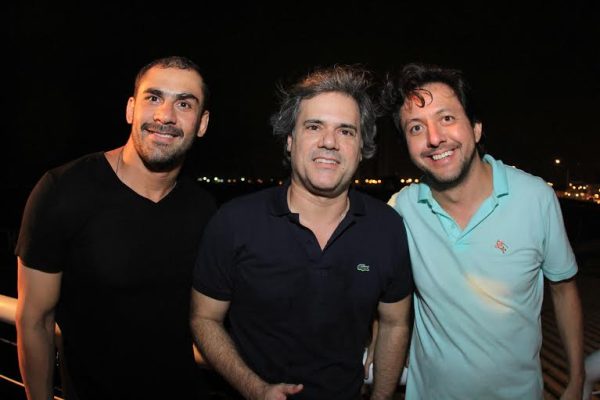 Bruno Novaes, Silvio Pontual e Gustavo Satou (Crédito: Luiz Fabiano)