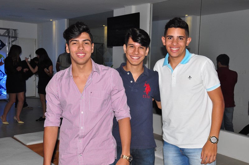 Lucas Vinicius, Arthur Farias e Douglas Cabral (Crédito: Cristiano Britto)