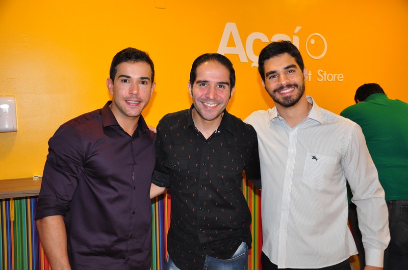 Leandro, Charles Santos e Evangelista (Crédito: Cristiano Britto)