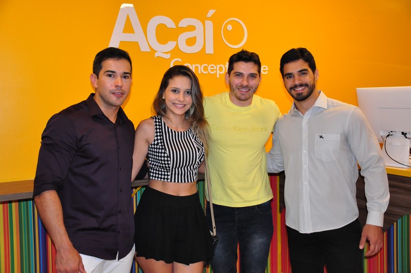 Leandro, Larissa Ricarte, Ismar Lucena e Evangelista (Crédito: Cristiano Britto)