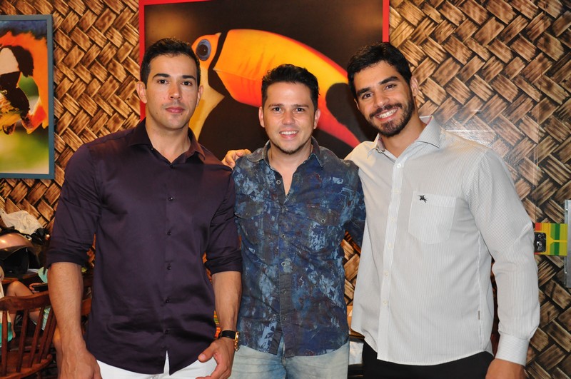 Leandro, Júnior e Evangelista (Crédito: Cristiano Britto)