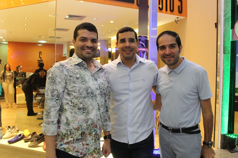 Péricles Vasconcelos, Luverson ferreira e Charles Santos (Crédito: Juelayne Gondim)