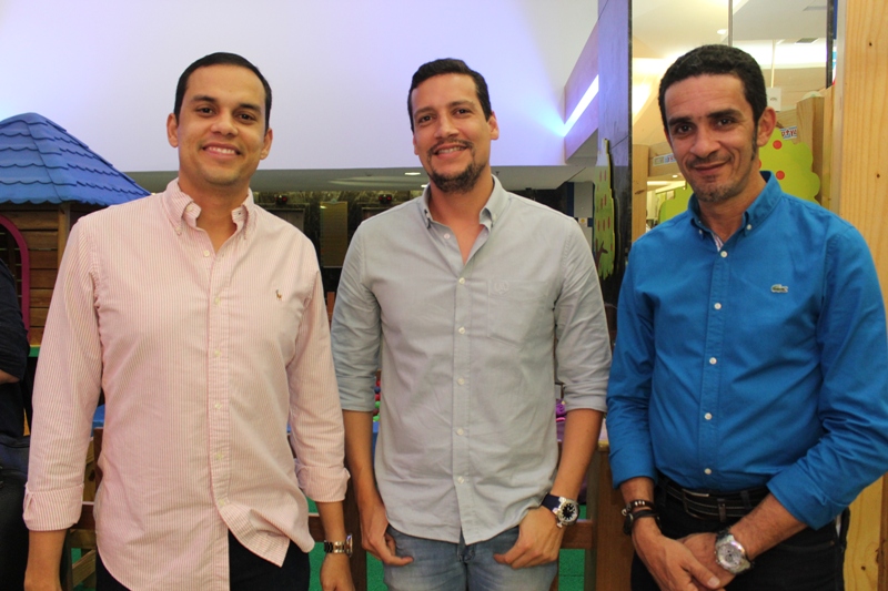 Jaime Anselmo, Thyago Gomes e Wagner Gil (Crédito: Juelayne Gondim)