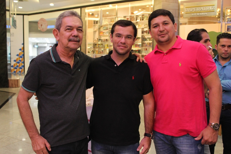 Ivanildo Cordeiro, Tiago Santos e Adilson Pereira (Crédito: Juelayne Gondim)