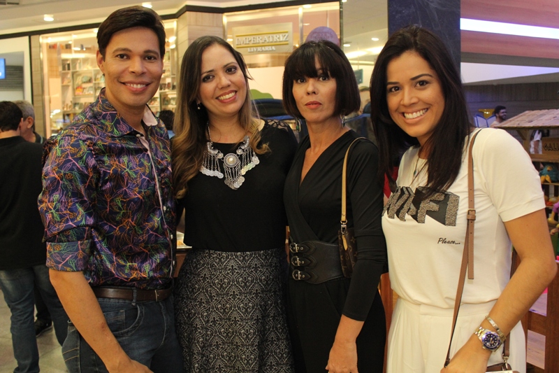 Wagnner sales, Lu Queiroz, Dady Parra e Juliana Nunes (Crédito: Juelayne Gondim)
