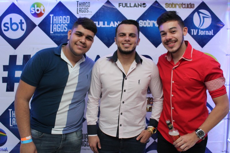 Matheus Santos, Felipe Guveia e Victor Lagos (Crédito: Juelayne Gondim)