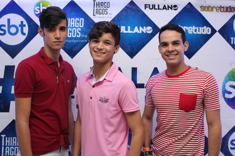 Mikhael, Vinicius e Daivyson  (Crédito: Juelayne Gondim)