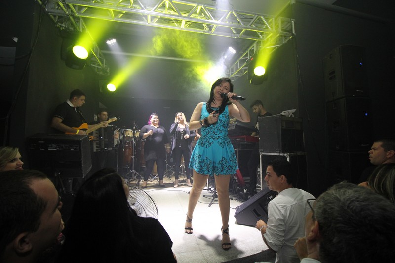 Ela no palco (Crédito: Cristiano Britto)
