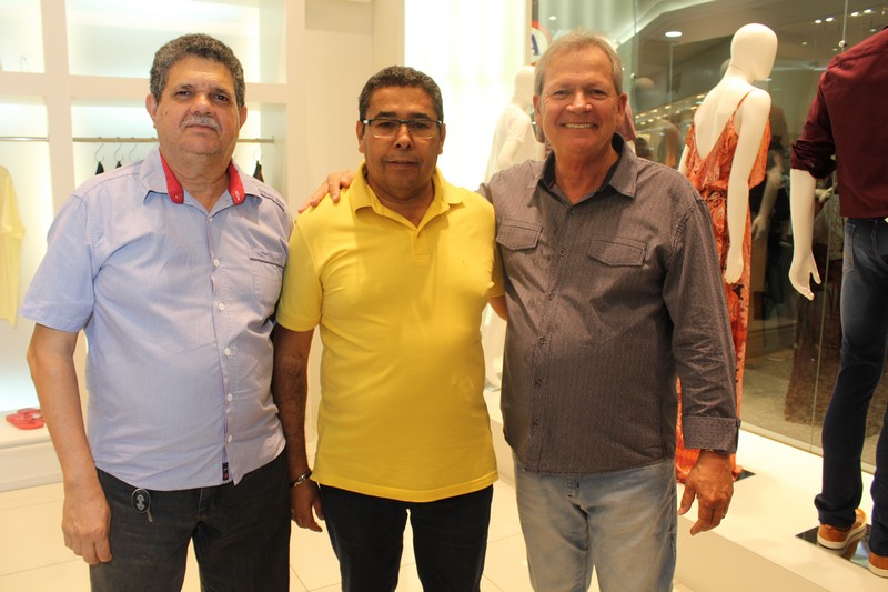 Dário, Ivan Feitosa e José Gomes (Crédito: Juelayne Gondim)