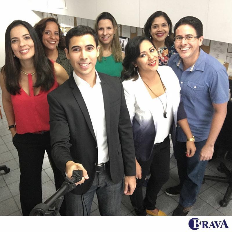 Parte da equipe da Brava (Crédito: Divulgação)