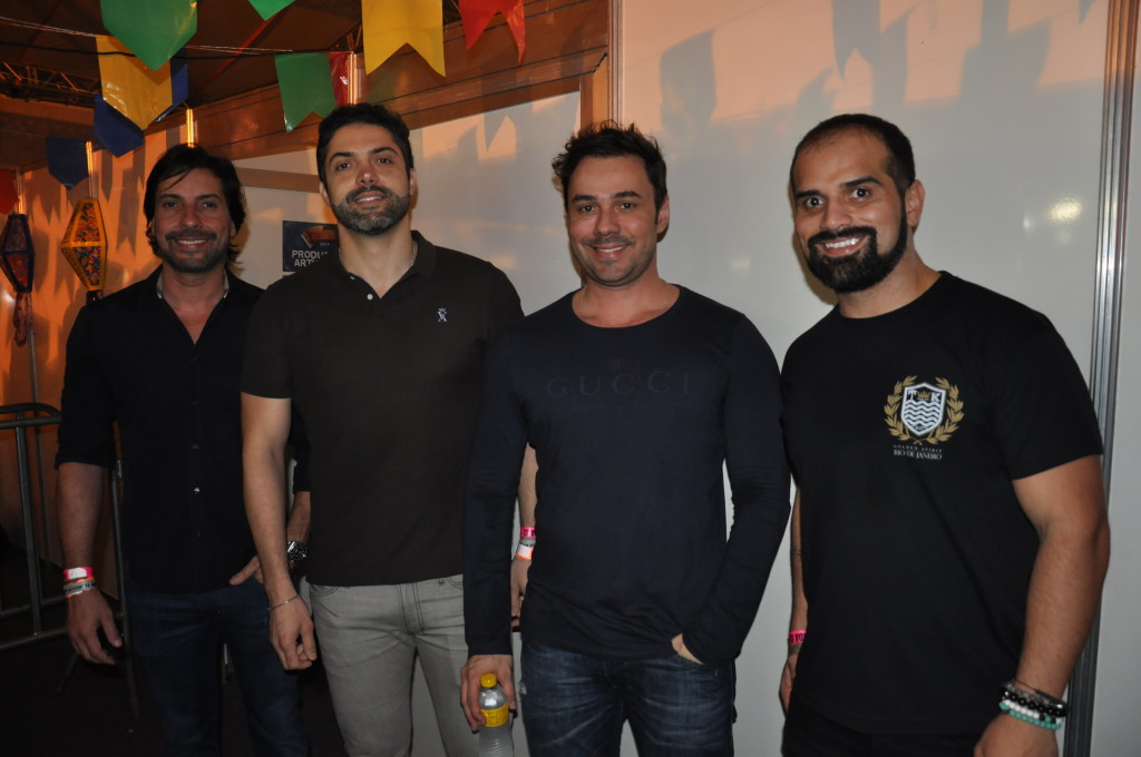 Vicente Ferrer, Hugo Nunes, Fabiano Barbosa e Rodrigo Farias (Crédito: João César)