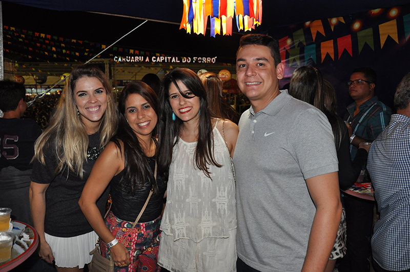 Natalia Souza, Kédma Santiago, Karla Mendonça e Hugo Santos (Crédito: Bruno Brandão)