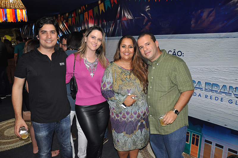 Fábio e Gabriela Oliveira, Luiza Malta e Victor Pinto (Crédito: Bruno Brandão)
