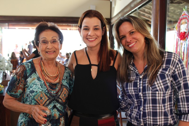 Filomena Lacet, Cristiane Medeiros e Elisa Raposo (Crédito: Juelayne Gondim)