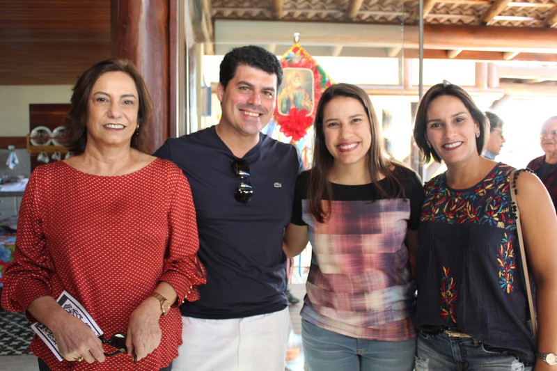 Mércia Lyra, Fernando Lucena, Raquel Lyra e Paula Lyra (Crédito: Juelayne Gondim)