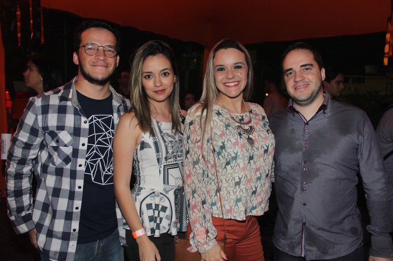 Júnior Siqueira, Cláudia Oliveira, Danielly Sette e Leonardo Siqueira (Crédito Juelayne Gondim)