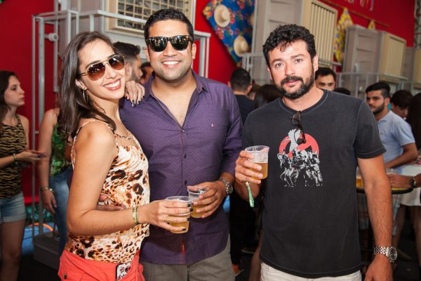 Marilia Lacerda, Thiago Bezerra e Salustino Amorim (Crédito: Jorge Farias)