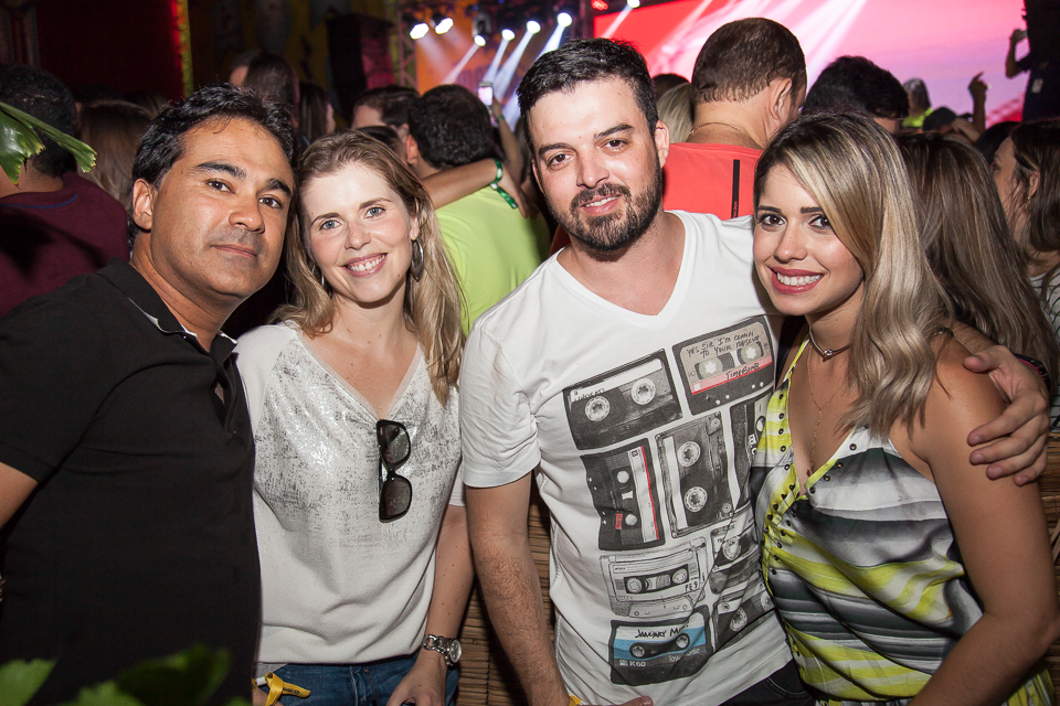 Gleydson Lima, Andraluzza Barros, Magno Cumaru e Taisa Vila Nova  (Crédito: Jorge Farias)
