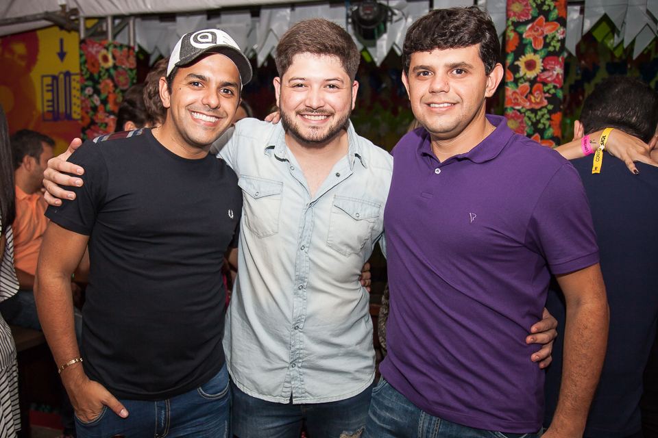Napoleão Gomes, Anderson Isac e Juscelino  (Crédito: Jorge Farias)