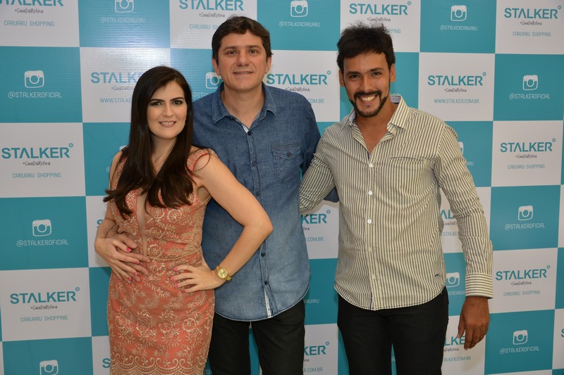 Ivana e Emiliano Novais com Bruno Ferrari. Crédito: André Torres