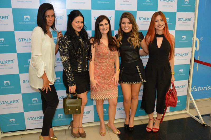 Robejane Moreira, Adrizia Ramos, Ivana Novais, Duda Leal e Thais Oliveira. Crédito: André Torres