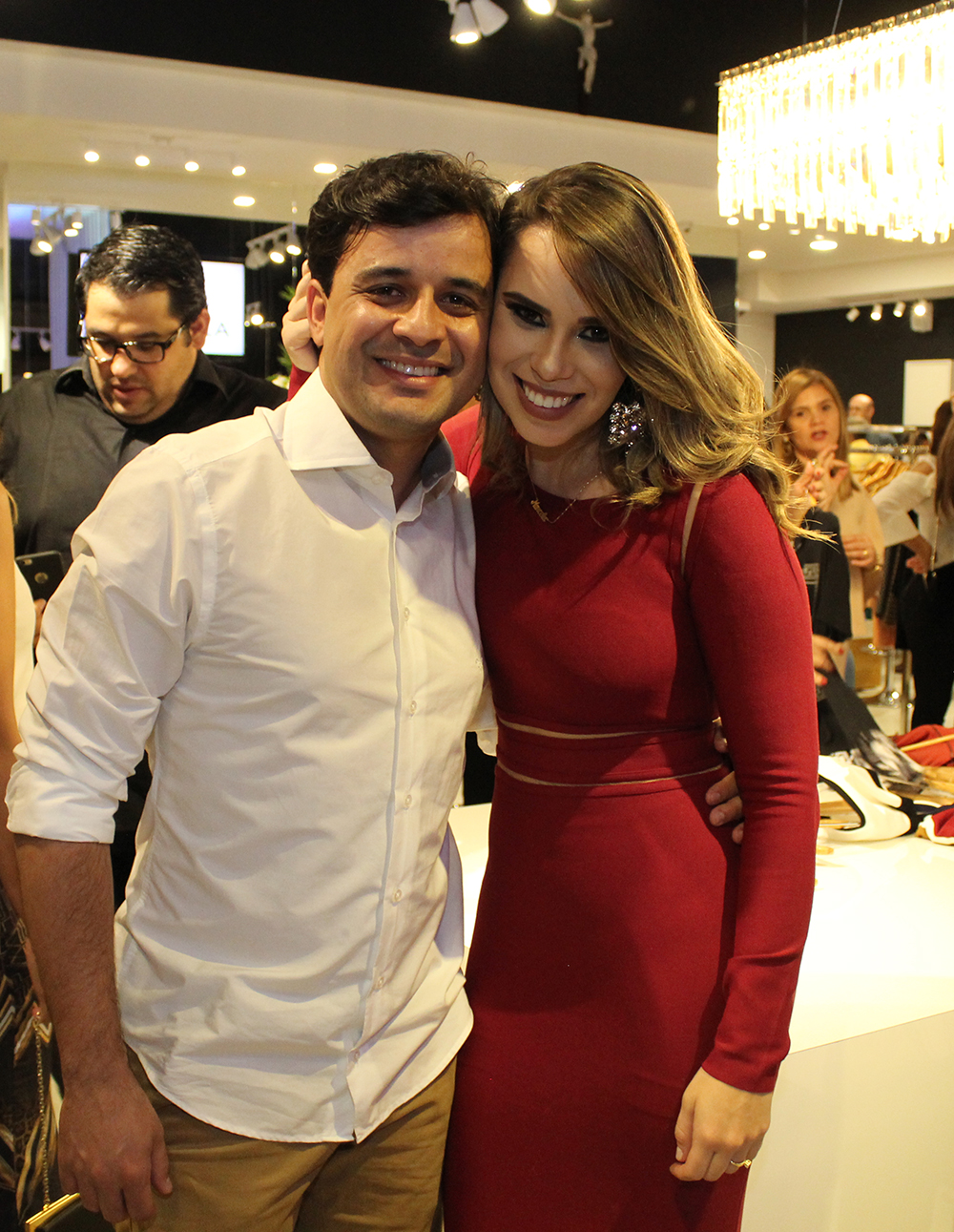 Marcela e o namorado Emanuel Ribeiro (Crédito: Juelayne Gondim)