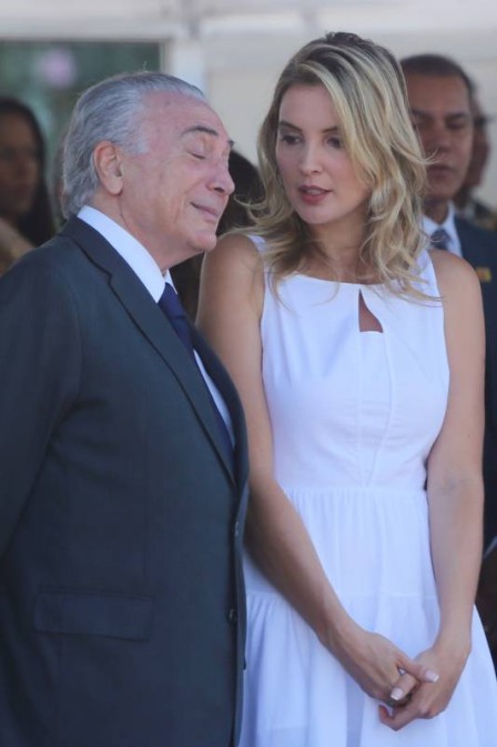 Temer e Marcela (Crédito: Divulgação)
