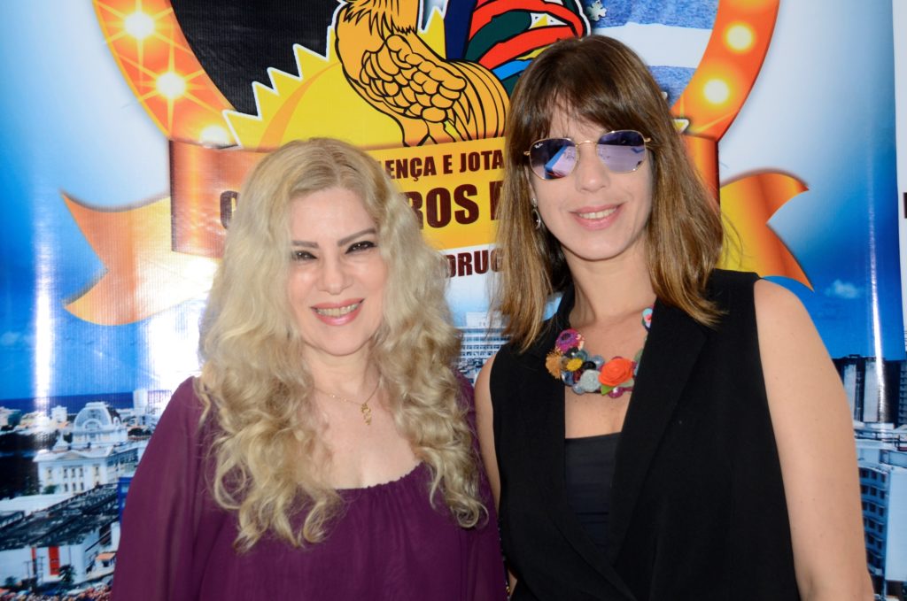 Etiene Barros, esposa de Jota e Yanê Montenegro, esposa de Alceu (Crédito: José Marcos)