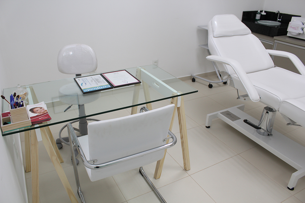 A belíssima sala de atendimento (Crédito: Juelayne Gondim)