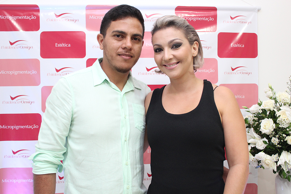 Rafael Eugênio e Daniela de Cássia (Crédito: Juelayne Gondim)