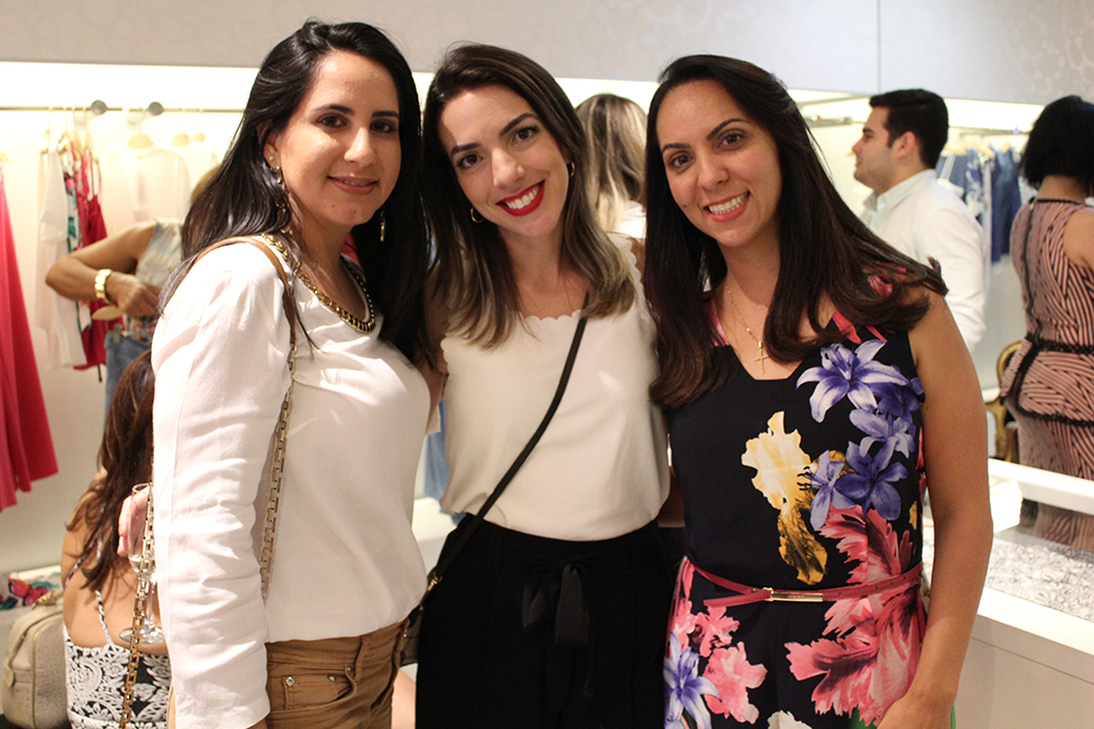 Yanne Macêdo, Carol Bacelar e Camila Malta (Crédito: Juelayne Gondim)