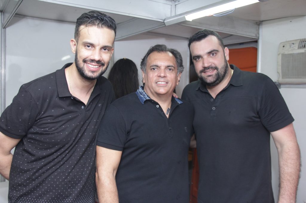 Thyagão Santos, Carlitos Asfora e Chico Accioly (Crédito: Luiz Fabiano)