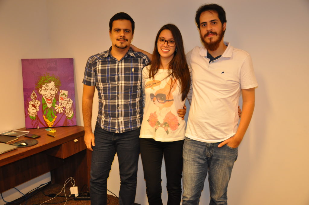 João Magalhães, Silvia Sena e Thiago Carvalho (Crédito: Thiago Lagos)