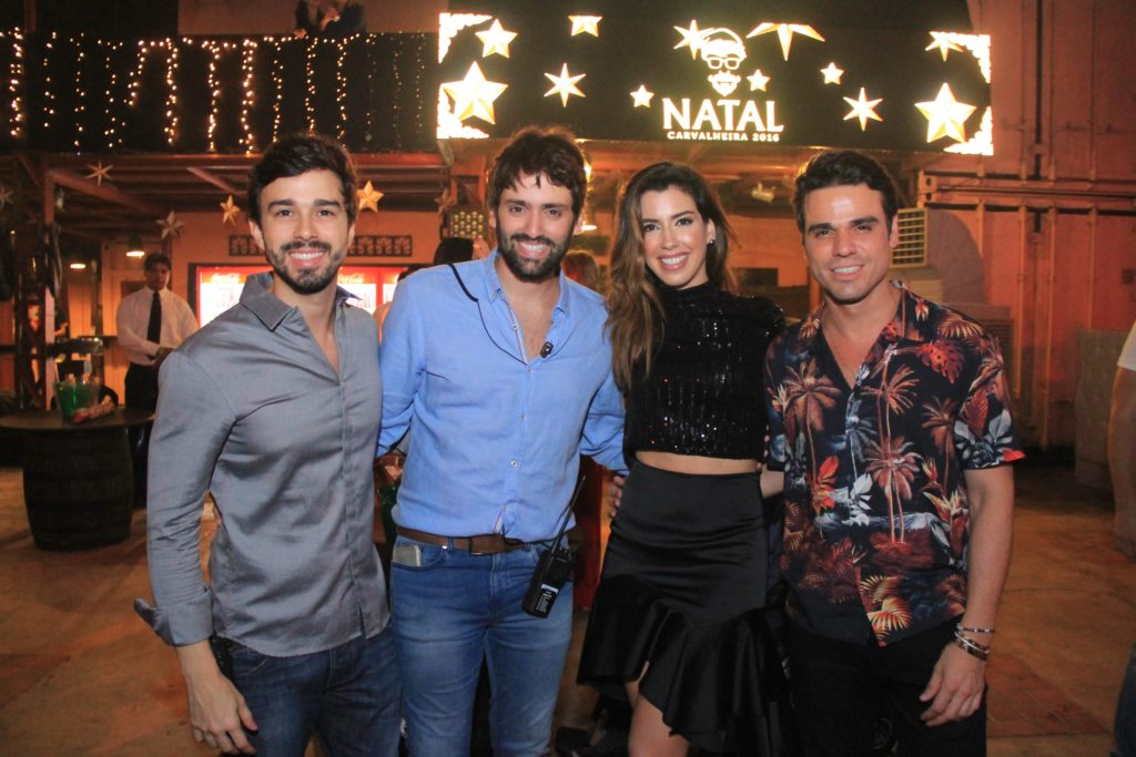 Rafael Lobo, Jorge Peixoto, Camila Coutinho e Beto Pacheco (Crédito: Luiz Fabiano)