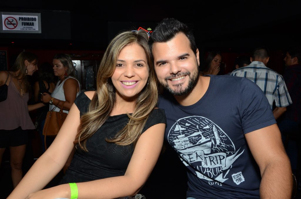 Vinicius e Karine Souto Maior (Crédito: Gil Alves)