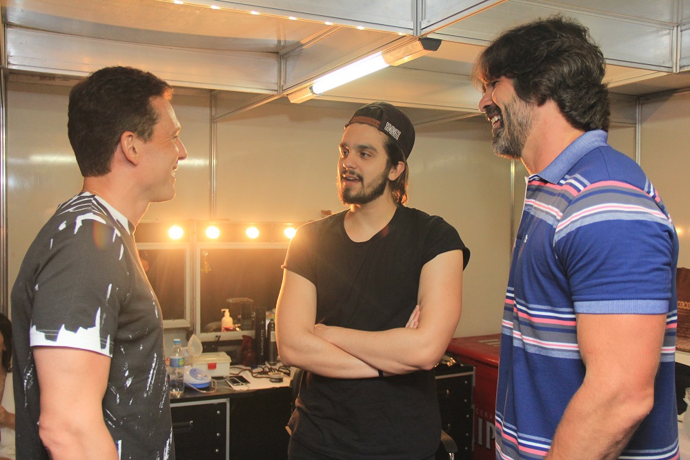 Augusto Acioli, Luan e André Gimk (Crédito: Luiz Fabiano)