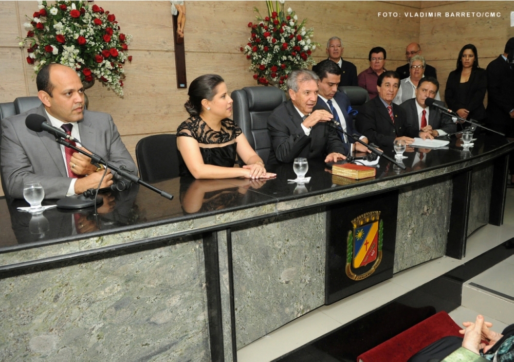 Cerimônia de posse da prefeita de Caruaru, Raquel Lyra, do vice-prefeito Rodrigo Pinheiro e dos 23 vereadores (Crédito: Vladimir Barreto/AscomCâmara)