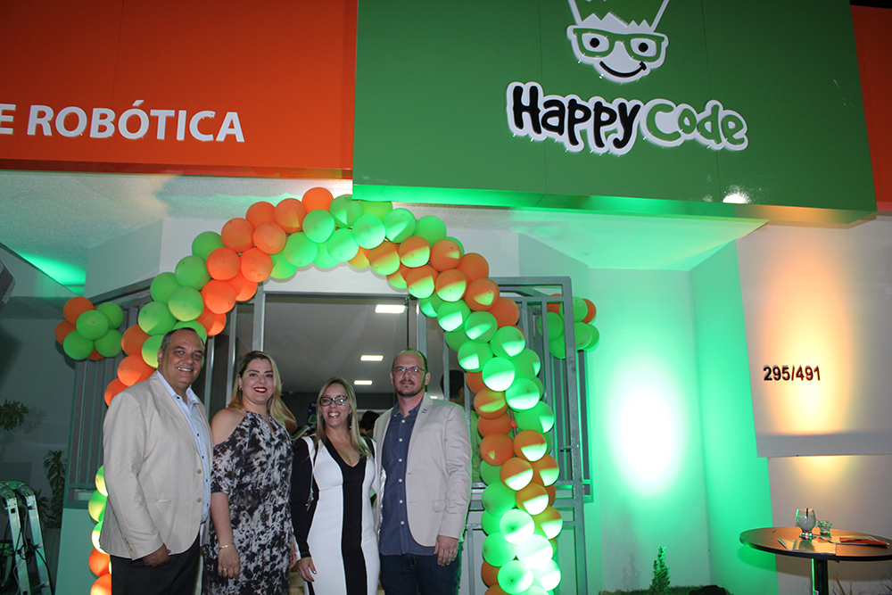 Os sócios Davydson Tabosa, Vanessa Leal, Rafaela Menezes e André Dardenne (Crédito: Juelayne Gondim)