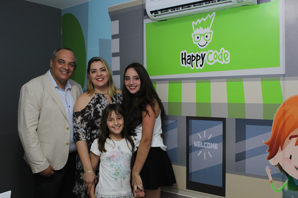 André, Rafaela, Maria Clara e Maria Gabriela (Crédito: Juelayne Gondim)