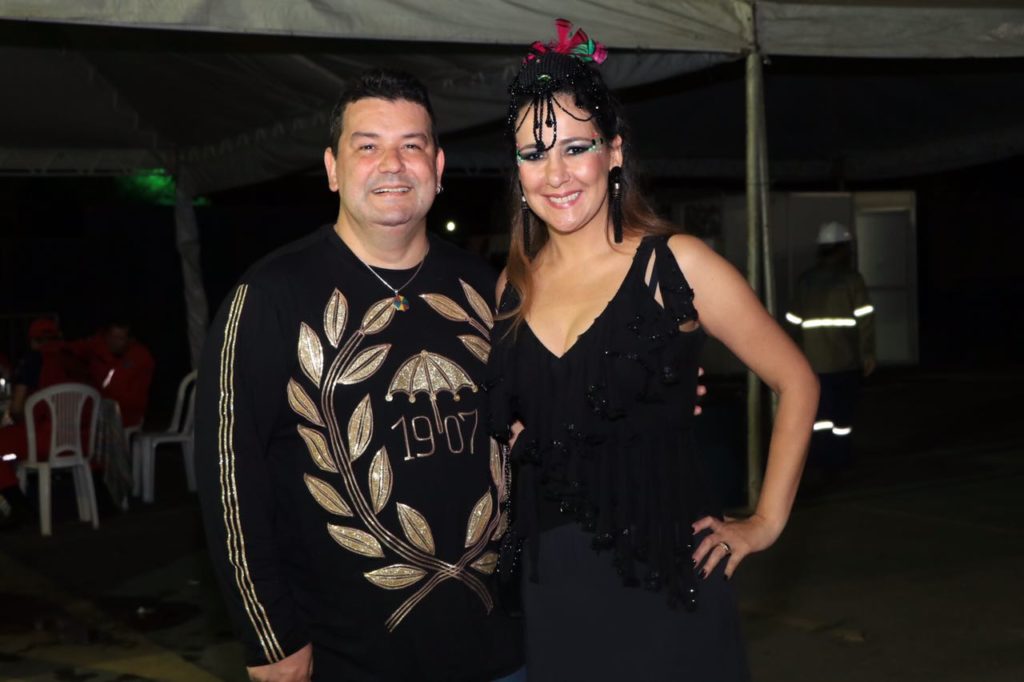 O casal André Rio e Luciana Félix (Crédito: Bruno Oliveira)