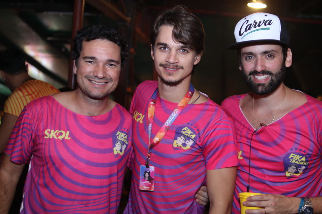 Geraldo Bandeira, Victor Carvalheira e Jorge Peixoto (Crédito: Luiz Fabiano)